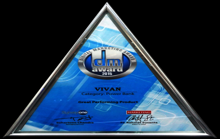 VIVAN 2015 memenangkan Penghargaan Produk Luar Biasa					